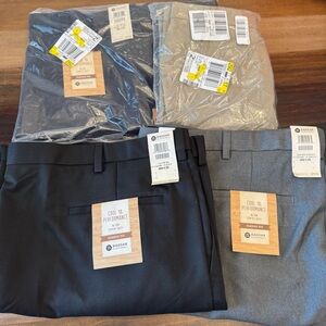 Bundle of Haggar Cool 18 Performance Pants in Mens Size 48 x 29
